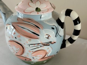 lot 116 image: Droll Designs Bunny Teapot
