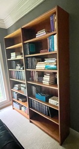 lot 125 image: Two Wooden Book Shelves