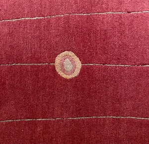 lot 135 image: Fisheye Wool Rug by Tibetano