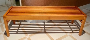 lot 136 image: Teak Bench