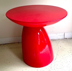 lot 138 image: Red Corbin Side Table