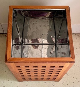 lot 139 image: Wooden Planter with Metal Insert