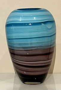 lot 188 image: Two Art Glass Style Decorative Vases