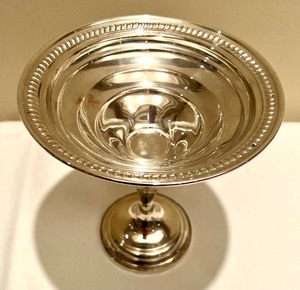 lot 204 image: Vintage Sterling Silver Compote