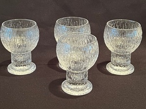 lot 163 image: Set of Four Mid Century iittala Kekkerit Shot Glasses