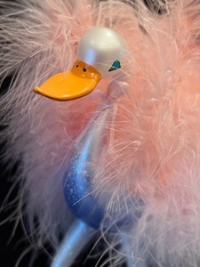 lot 160 image: Fun and Whimsical Bird Christmas Ornament