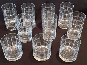 lot 154 image: Rogaska Crystal Tumblers