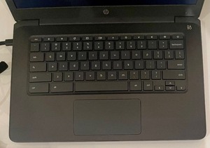 lot 245 image: HP Chrome Laptop Computer