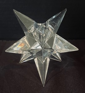 lot 247 image: Rosenthal Studio-Linie Crystal Star Candle Holder