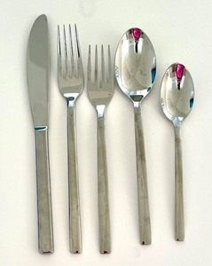 lot 294 image: WMF Cromargan Flatware Grouping