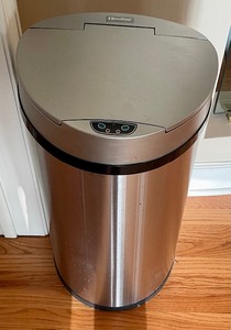 lot 319 image: iTouch Stainless Steel Trash Receptacle