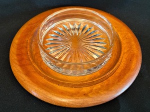 lot 310 image: Teak Butter Dish