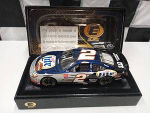 lot 39 image: Action Elite Rusty Wallace #2 Miller Lite  Harley - Davidson 124th Scale Die Cast Car