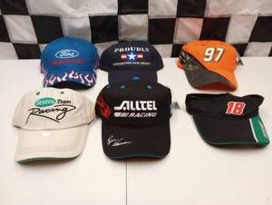 lot 136 image: Assorted Adjustable Nascar Caps.