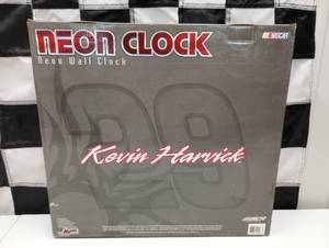 lot 147 image: RCR14  Kevin Harvick #29 Neon Wall Cock