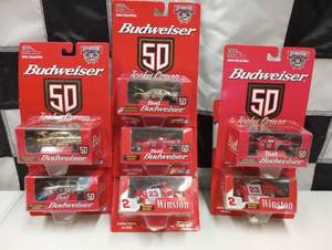 lot 162 image: Racing Champions 50th Anniversary Budweiser 164th Scale Die Cast Cars