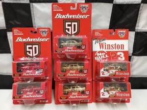 lot 163 image: Racing Champions 50th Anniversary Team Winston & Budweiser 164th Scale Die Cast Cars