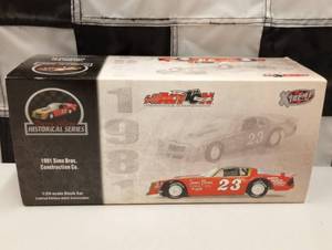 lot 195 image: Action Racing Historical Series Davey Allison #23 Sims Bros. Construction 124th Scale Die Cast Car