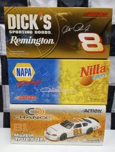 lot 196 image: Action Racing 124th Scale Die Cast Cars
