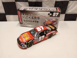lot 208 image: Action Racing Special Paint Scheme Autographed Brian Vickers 124th Scale Die Cast Car