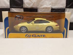 lot 213 image: Gate Porsche Carrera 996 Coupe 118th Scale Die Cast Car