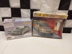 lot 242 image: (2) Revell Monogram 125th Scale Nascar Model Kits.