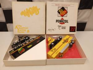 lot 300 image: Kyle Petty #8 Mello Yellow & Pennzoil 164th Scale Die Cast Transporters.