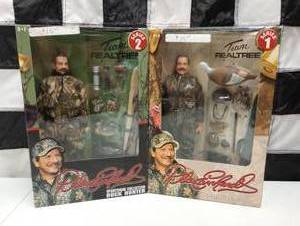 lot 411 image: Dale Earnhardt Team Realtree Outdoor Sportsman Collection Dolls