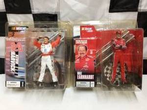 lot 412 image: Action McFarlane Nascar Kevin Harvick & Dale Earnhardt Figures