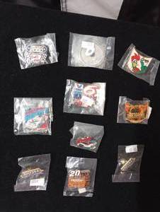 lot 444 image: Assorted Nascar Hat  Collectors Pins