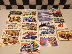 lot 448 image: Assorted Nascar Window clings