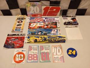 lot 451 image: Assorted Nascar Stickers