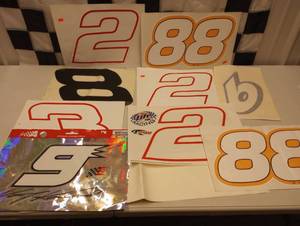 lot 449 image: Assorted Nascar Stickers