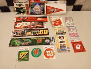 lot 452 image: Assorted Nascar Stickers