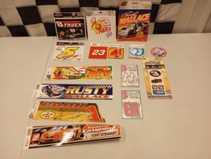 lot 454 image: Assorted Nascar Stickers