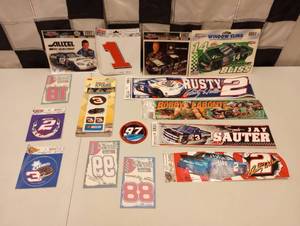 lot 457 image: Assorted Nascar Stickers