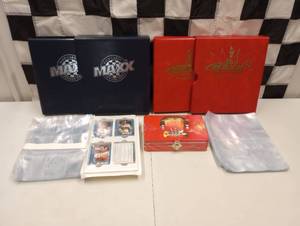 lot 463 image: Maxx Nascar Racing trading Card Sets with Binders 1993-94