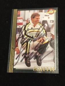 lot 468 image: Autographed Stanley Smith 1992 Maxx Race Cards