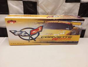 lot 500 image: gmp 164 Corvette Racing Team Transporter & Car Set
