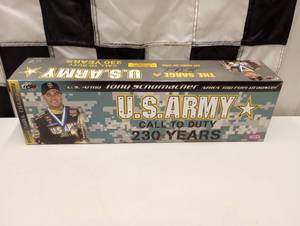 lot 532 image: NHRA Tony Schumacher #1 US Army, 230th Birthday 124th Scale Die Cast Top Fuel Dragster