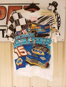 lot 573 image: Chase Authentic Michael Waltrip #15 Napa Medium T-Shirt