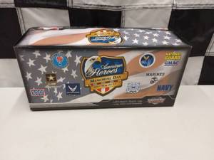 lot 599 image: Action Mark Martin #1 US Army  American Heroes 124th Scale Die Cast Car