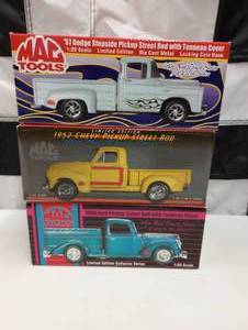 lot 654 image: Mac Tools Pickup Street Rod 125th Scale Die Cast Coin Banks