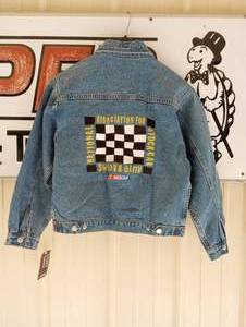 lot 664 image: Chase Authentic Medium Nascar Denim Jean Jacket