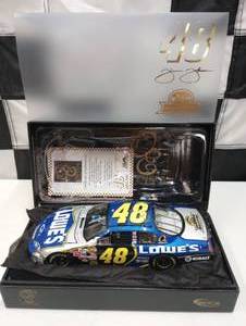 lot 703 image: Owners Elite Jimmie Johnson #48 Lowes 124th Scale Die Cast Car