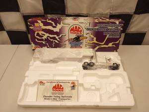 lot 746 image: Racing Champions Mac Tools Thunder Valley Nationals Transporter Die Cast