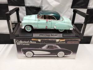 lot 792 image: 1957 Corvette Jim Beam Decanter & 1950 Chevy Bel Air