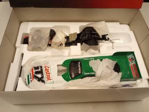 lot 801 image: Action Mac Tools John Force Castrol GTX 124th Scale Die Cast Funny Car
