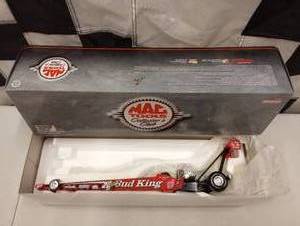 lot 808 image: Action Mac Tools Kenny Bernstein Budweiser 20th Anniversary 124th Scale Die Cast Top Fuel Dragster