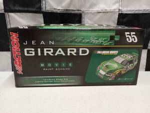 lot 865 image: Action Movie Paint Scheme Jean Girard #55 Perrier  Talladega Nights 124th Scale Die Cast Car